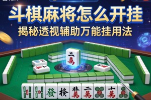 推荐一款“斗棋麻将怎么开挂”揭秘透视辅助万能挂用法